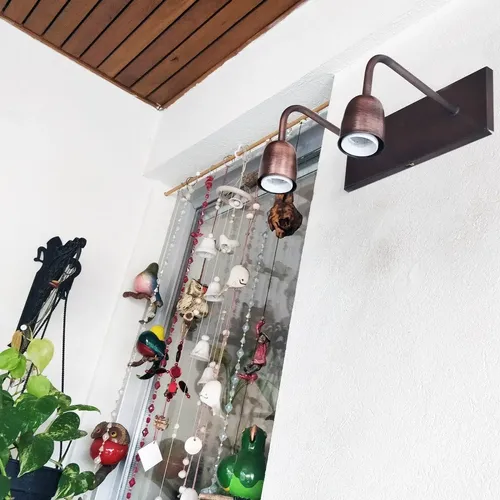 Spot Recto Metalizado Moderno Vintage 2 Luces - Apto Led E27 - Imagen 18
