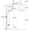 Aplique De Pared Moderno 1 Luz Soporte Rectangular - E27 - Thumbnail Image 18