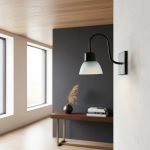 Spot Signo De Pared 1 Luz Base Cuadrada Con Tulipa E27