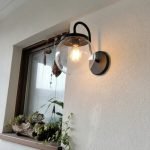 Spot Aplique Pared Moderno Vintage Globo Transparente E27