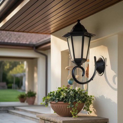 Farol Colonial 6 Caras Fundición De Aluminio - E27 Apto Led - Imagen 75