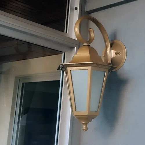 Farol Colonial 6 Caras Fundición De Aluminio Metalizado E27 - Imagen 16