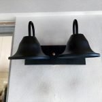 Aplique Campana Moderno Vintage De 2 Luces Apto Led - E27