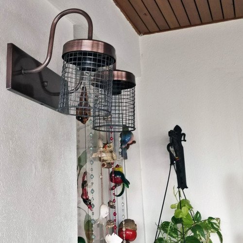 Spot Rejilla 2 Luces Moderno Vintage Apto Led - Metalizado - Imagen 5