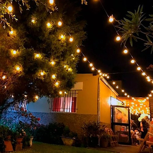 Guirnalda Estilo Kermesse 5 Metros 10 Luces Incluye Lamparas - Imagen 8