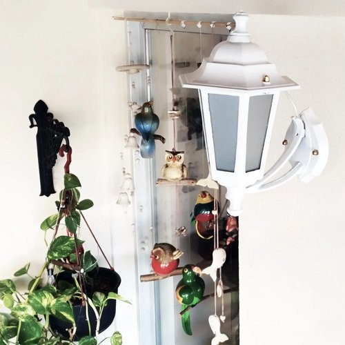 Farol Colonial De Pared 6 Caras Chico Fundición De Aluminio - Imagen 53