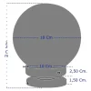 Aplique Globo 10x18cm De Techo O Pared - Thumbnail Image 2