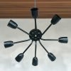 Spot Araña Recto Aplique Moderno De Techo Vintage 8 Luces - Thumbnail Image 2