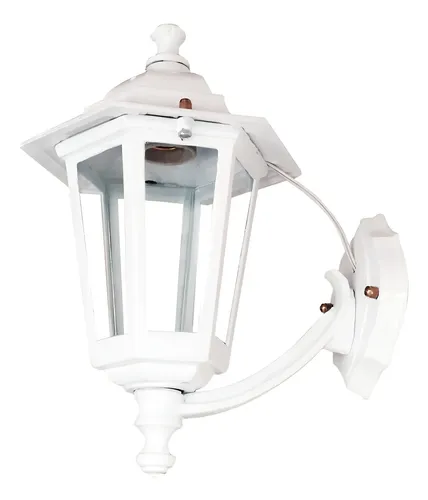 Farol Colonial Pared 6 Caras Chico Aluminio Apto Led - E27 - Imagen 64
