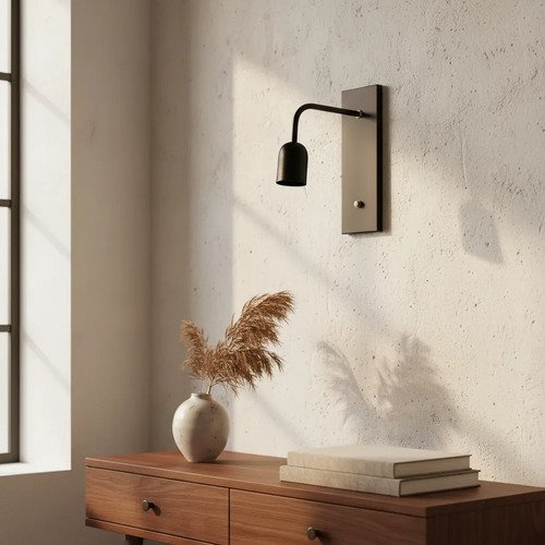 Aplique De Pared Moderno 1 Luz Soporte Rectangular - E27 - Imagen 1