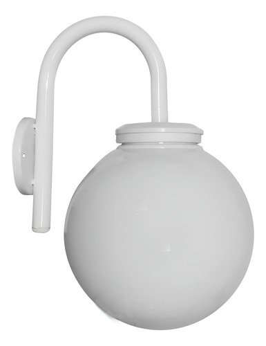 Aplique Globo Pared Exterior Decorativo Antivandalismo 1 Luz - Imagen 3