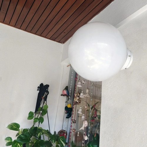 Aplique Globo Pvc 30 Cm Antivandálico De Techo Ó Pared - Imagen 4