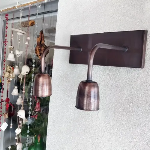 Spot Recto Metalizado Moderno Vintage 2 Luces - Apto Led E27 - Imagen 23