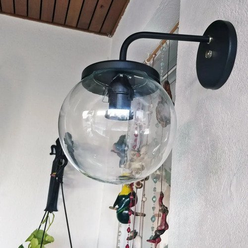 Aplique Spot Pared Moderno Vintage Globo Transparente E27 - Imagen 4