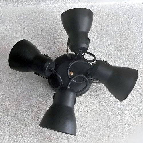 Aplique Spot De Chapa 4 Luces Apto Led - E27 - Imagen 10