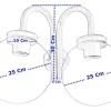 Aplique Globo Pared Ext. Decorativo Antivandalismo 2 Luces - Thumbnail Image 3