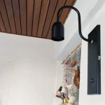 Spot Aplique De Pared Soporte Rectangular Moderno Con Tecla