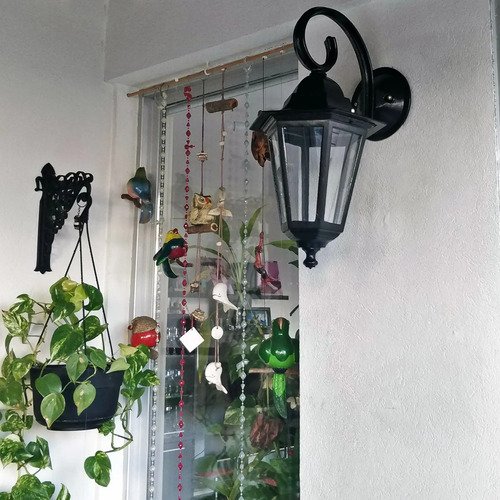 Farol Colonial 6 Caras Fundición De Aluminio Apto Led - E27 - Imagen 4