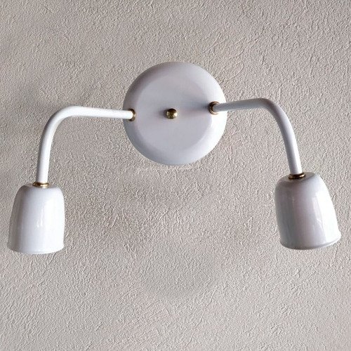 Spot Aplique Recto Base Redonda 2 Luces E27 - Imagen 16