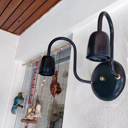 Spot Signo Aplique Pared Industrial Moderno Vintage 2 Luces - Imagen 12