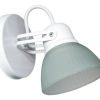 Aplique Spot Económico Metálico De 1 Luz E27 Con Tulipa De Vidrio Satinado - Thumbnail Image 11