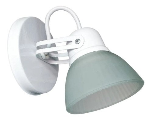 Aplique Spot Económico Metálico De 1 Luz E27 Con Tulipa De Vidrio Satinado - Imagen 11
