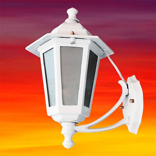 Farol Colonial De Pared 6 Caras Chico Fundición De Aluminio - Imagen 52