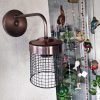 Spot Rejilla Aplique Pared Industrial Moderno Vintage Apto Led Metalizado - Thumbnail Image 2