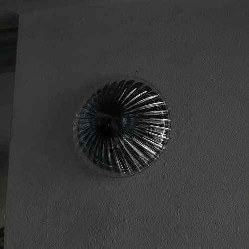 Plafón Chapa Chico 1 Luz Vidrio Estrella Transparente - E27 - Imagen 5