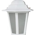 Farol Colonial 6 Caras Fundición Aluminio Para Pilar Chico