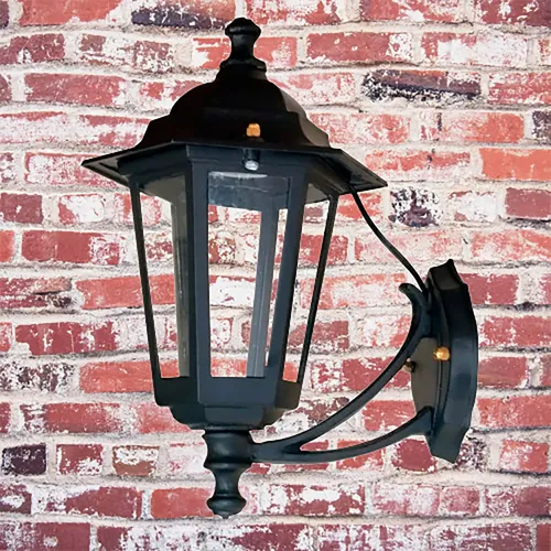 Farol Colonial De Pared 6 Caras Chico Fundición De Aluminio - Imagen 46