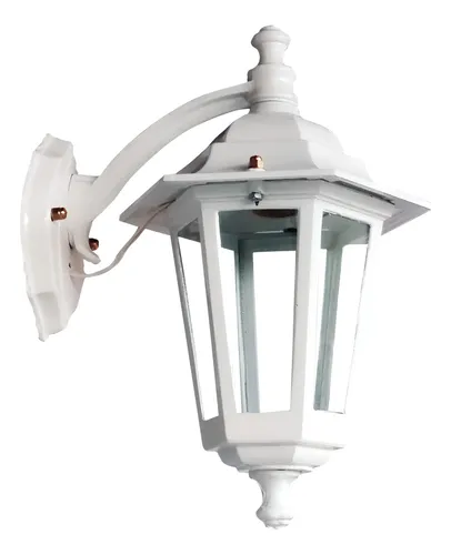 Farol Colonial Pared 6 Caras Chico Aluminio Apto Led - E27 - Imagen 46