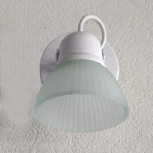 Aplique Spot Económico Metálico De 1 Luz E27 Con Tulipa De Vidrio Satinado - Imagen 14