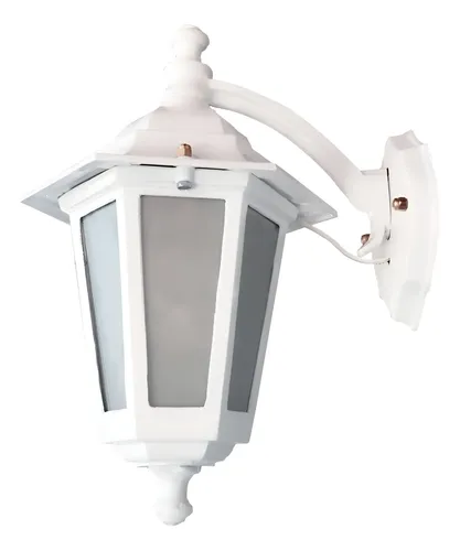Farol Colonial De Pared 6 Caras Chico Fundición De Aluminio - Imagen 56