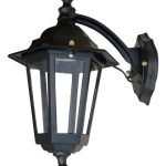 Farol Colonial Pared 6 Caras Chico Aluminio Apto Led - E27