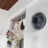 Plafón Chapa Chico 1 Luz Vidrio Estrella Transparente - E27 - Thumbnail Image 7