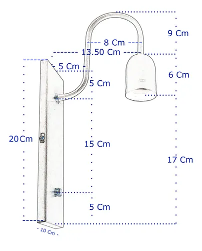 Aplique De Pared Moderno 1 Luz Soporte Rectangular - E27 - Imagen 26