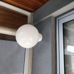 Aplique Globo Pvc 30 Cm Antivandálico De Techo Ó Pared