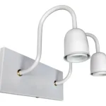 Spot Signo Rectangular Aplique Pared Moderno Vintage 2 Luces