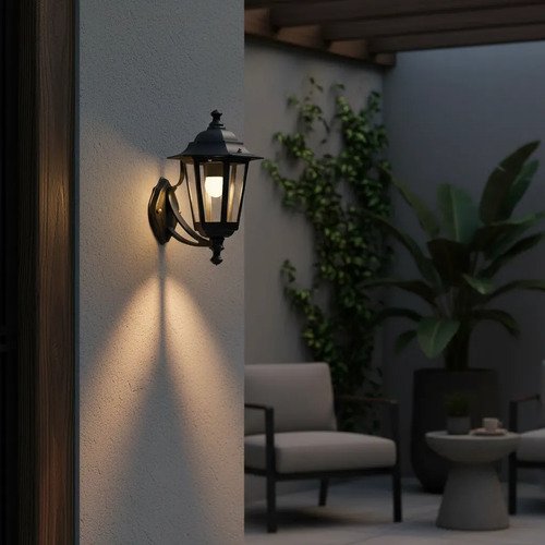 Farol Colonial Pared 6 Caras Chico Aluminio Apto Led - E27 - Imagen 56