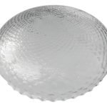 Vidrio Repuesto Boina Veneciana-rayé Plafón Grande De 20 Cm