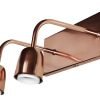 Spot Recto Metalizado Moderno Vintage 2 Luces - Apto Led E27 - Thumbnail Image 9
