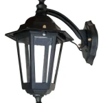 Farol Colonial De Pared 6 Caras Chico Fundición De Aluminio
