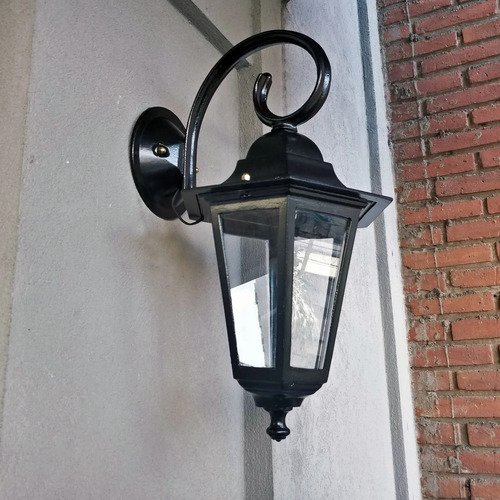 Farol Colonial 6 Caras Fundición De Aluminio - E27 Apto Led - Imagen 13