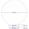 Aplique Globo Pvc 30 Cm Antivandálico De Techo Ó Pared - Thumbnail Image 3