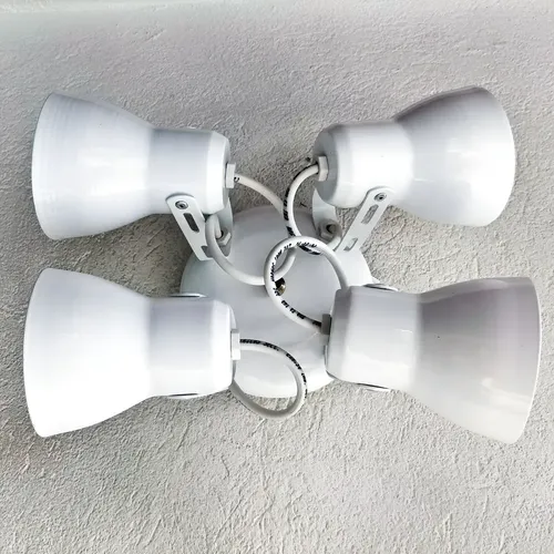 Aplique Spot De Chapa 4 Luces Apto Led - E27 - Imagen 13