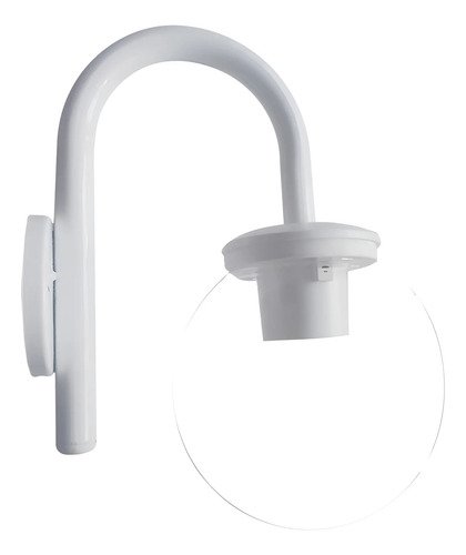 Aplique Globo Jardín 20 Cm Decorativo Antivandalismo 1 Luz - Imagen 3
