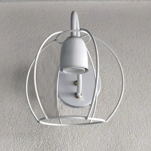 Spot Signo Jaula Mandarín De Pared 1 Luz Vintage Apto Led - Imagen 4