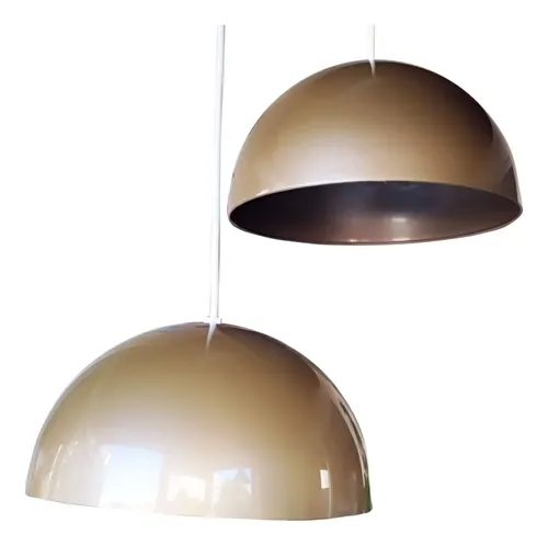 Colgante Juvenil Media Esfera 2 Luces (28 Cm) Metalizado - Imagen 5