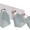 Aplique Spot Cubeto Base Rectangular Mov De Niquel 3 Luces - Thumbnail Image 12